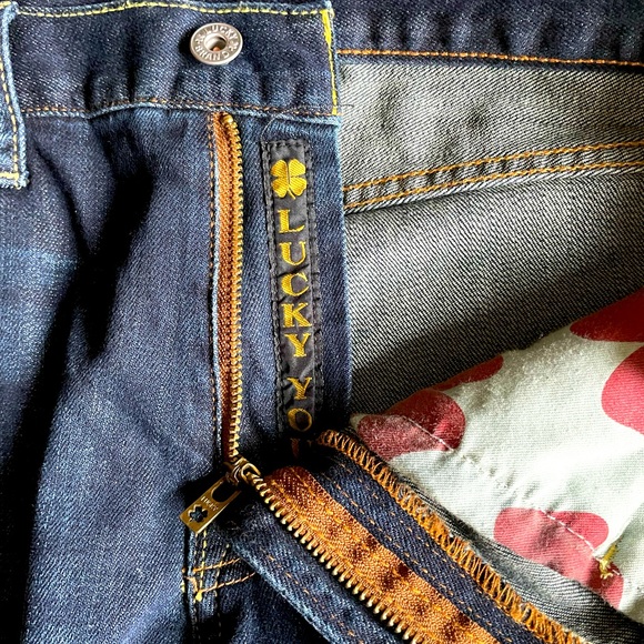 Lucky Brand, dark blue, straight leg, Jeans, size 30” x 30” - Picture 5 of 6